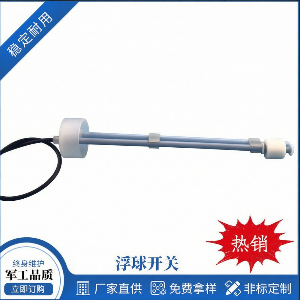 医疗设备吸液管浮球开关生产定制 吸液管塑料浮球开关 PP浮子开关